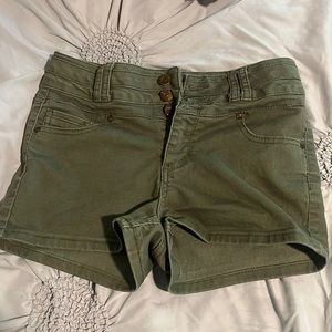 green shorts